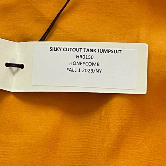 Monrow Silky Cutout Tank Jumpsuit Honeycomb Small‎ - Picture 12 of 15